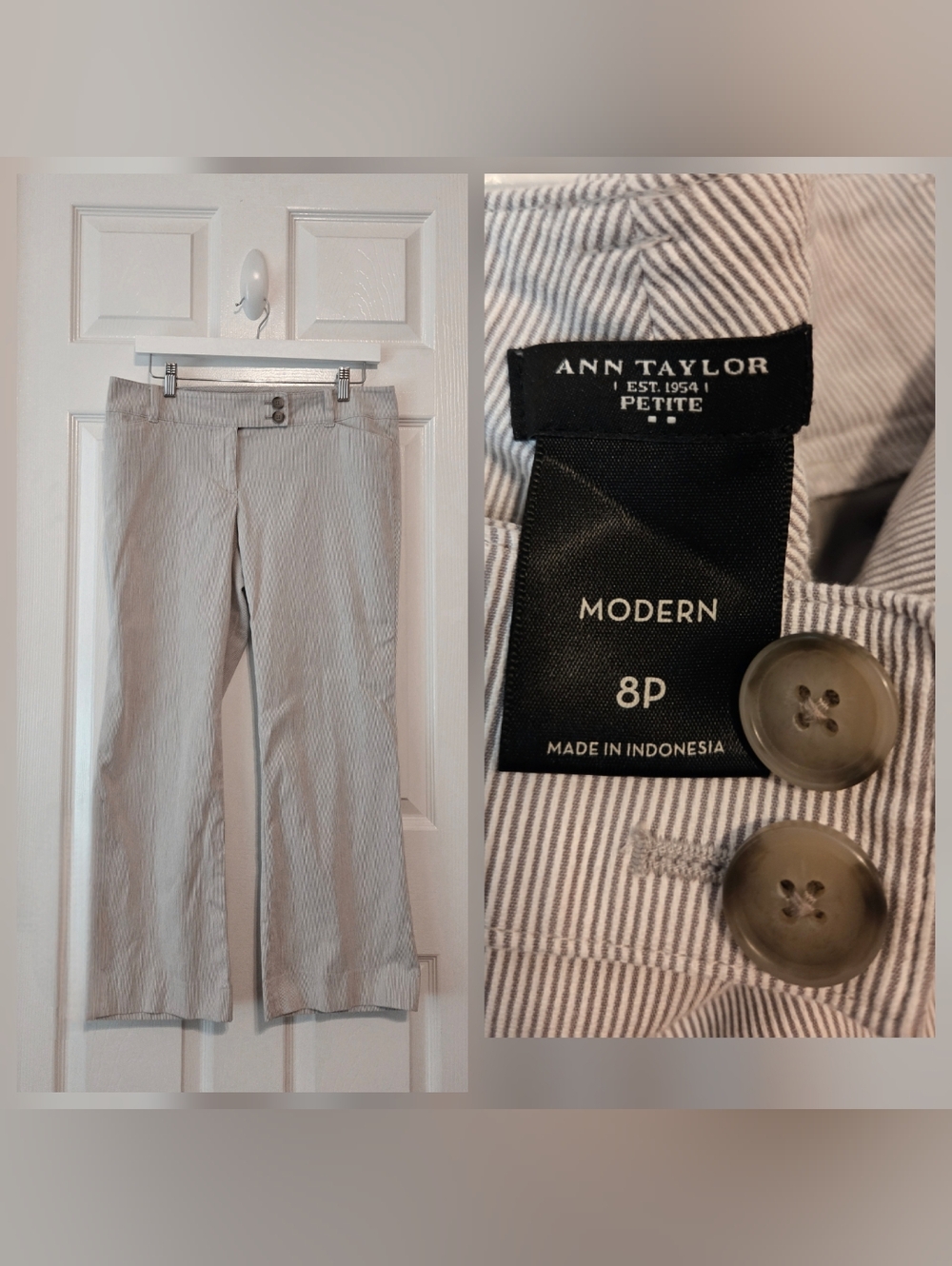 Modern Pinstriped Pants